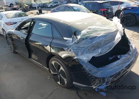 2023 Lucid Air Pure z USA, uszkodzony, nr VIN 50EA1PFA4PA009097